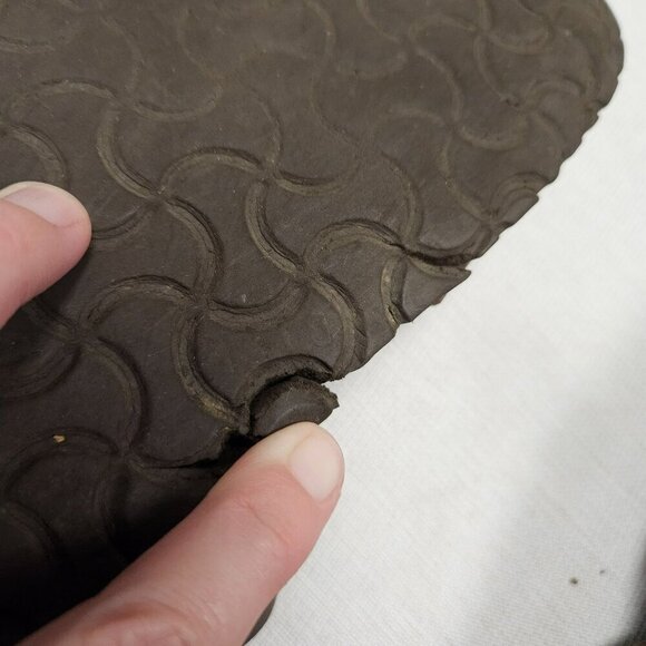 Birkenstock Larisa Womens Sandals Size‎ 41 10 Brown Leather Cork Footbed - Picture 5 of 16